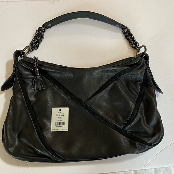 Cole Haan Maria Sharapova Collab buttery soft Lamb Leather small black h… - Picture 9 of 15